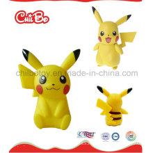 Pequeño juguete plástico de la figura de Pikachu (CB-PM023-S)